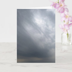 Tarjeta Arte de cielo tormentoso gris dramático