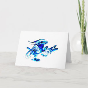 Tarjeta Arte de Criatura Mítica Mágica Dragón de Hielo Mís