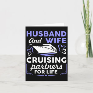 Tarjeta Arte de crucero genial para hombres y mujeres, esp