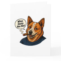 Arte de dibujos animados de perro divertido