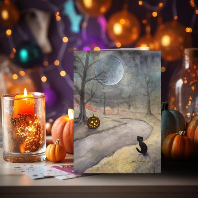Tarjeta Arte de Halloween El camino olvidado de Molly Harr (Subido por el creador)
