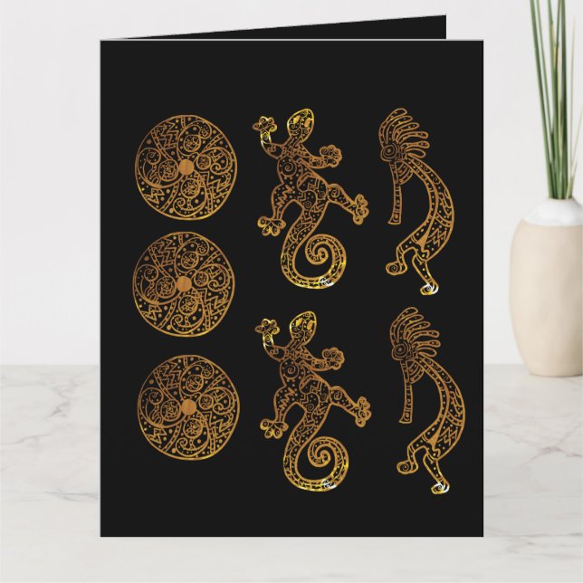 Tarjeta Arte de Kokopelli (Anverso)