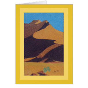 Tarjeta: Arte de la duna del desierto/parte