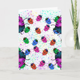 TARJETA ARTE DE LADYBUG