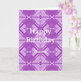 Tarjeta Arte de línea abstracta Chevron elegante
