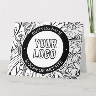 Tarjeta Arte de línea moderna y su logotipo con texto edit