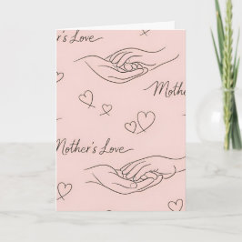 Tarjeta Arte de línea moderno personalizado para el Día de