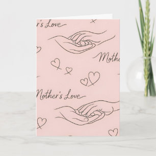 Tarjeta Arte de línea moderno personalizado para el Día de