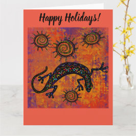 TARJETA ARTE DE LIZARD DEL SUROESTE