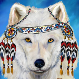 Tarjeta Arte de Lobo