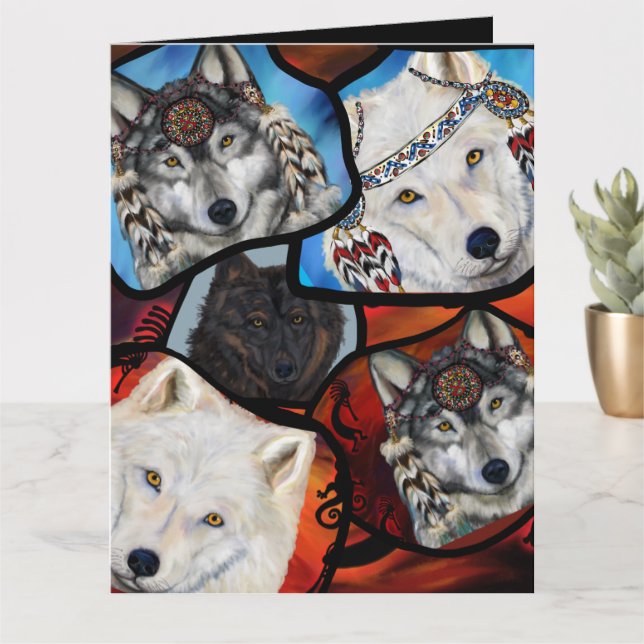 TARJETA ARTE DE LOBO (Planta pequeña)