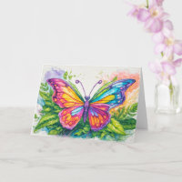 Arte de mariposa abstracto y caprichoso