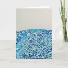 Tarjeta Arte de mármol azul