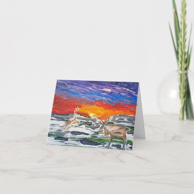 TARJETA ARTE DE NAVIDADES ORIGINALES (Anverso)