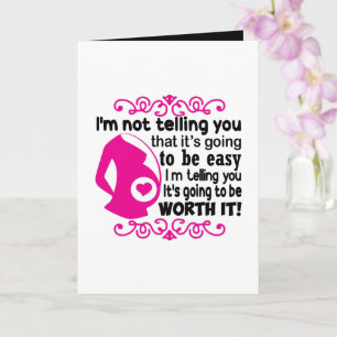 Tarjeta Arte de palabras inspiradoras de Mamá Adorable