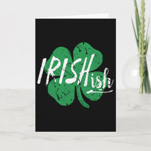 Tarjeta Arte de Palabras Irlandesas Día de San Patricio Vi