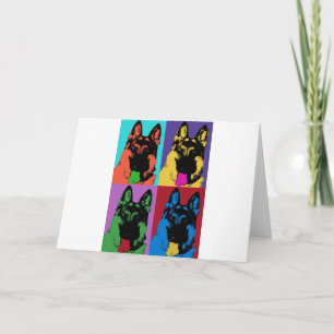 Tarjeta Arte de Pastor Alemán