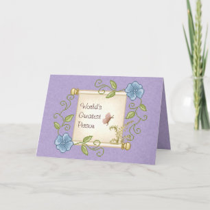 Tarjeta Arte De Píxel De Desplazamiento Floral
