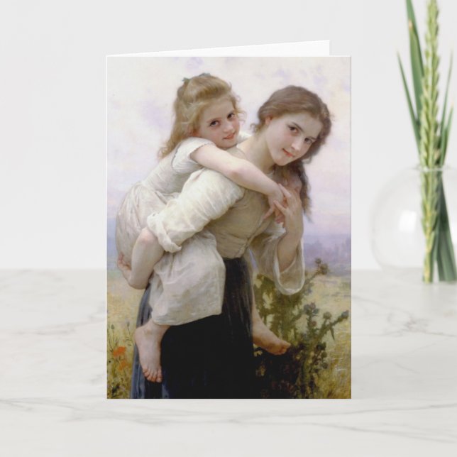 Tarjeta Arte de William Adolphe Bouguereau (Anverso)