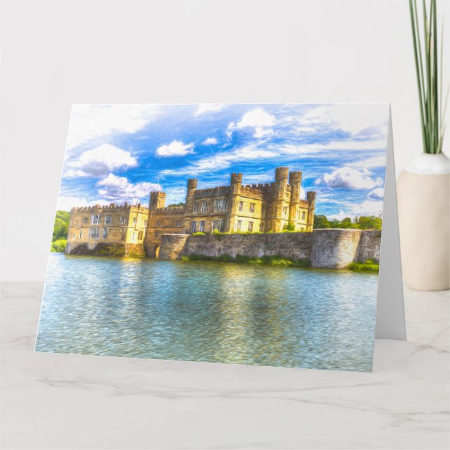 Tarjeta Arte del castillo inglés mediterráneo (Anverso)