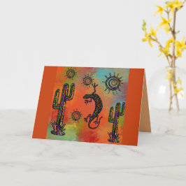 Tarjeta Arte del desierto de Arizona