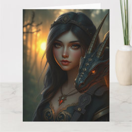 Tarjeta Arte del Dragón Místico