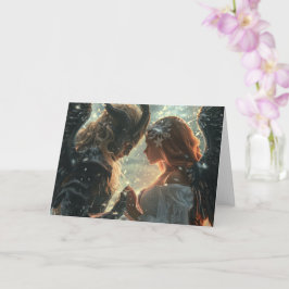 Tarjeta Arte digital de amor verdadero