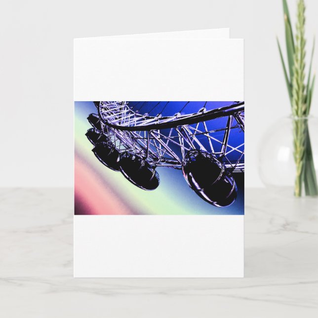 Tarjeta arte digital de Londres de la rueda del milenio (Anverso)