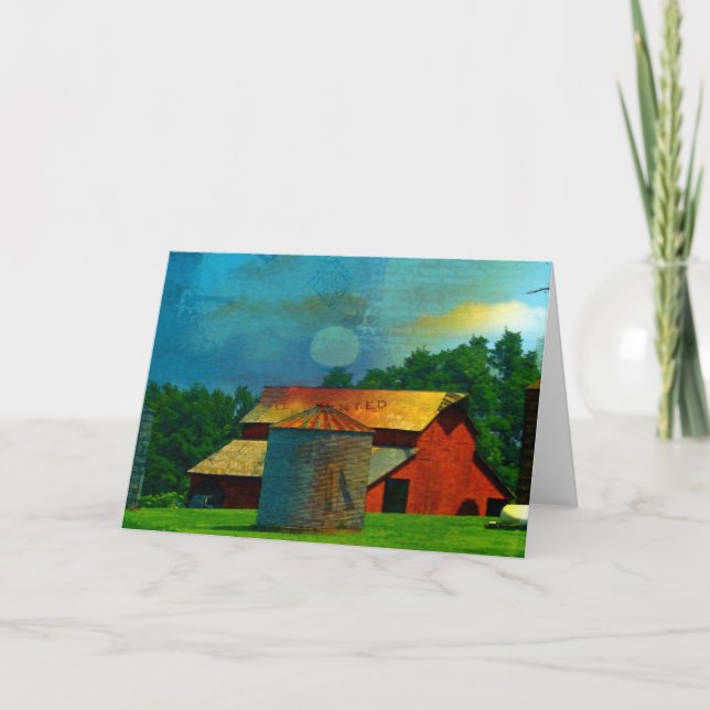 Tarjeta ArTe DiGiTaL ReD BaRn (Anverso)