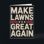 Tarjeta Arte divertido de cortacésped para hombres y mujer<br><div class="desc">Arte divertido de cortacésped para hombres y mujeres paisajistas que cortan césped</div>