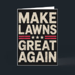 Tarjeta Arte divertido de cortacésped para hombres y mujer<br><div class="desc">Arte divertido de cortacésped para hombres y mujeres que cortan césped Paisajista</div>