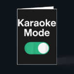 Tarjeta Arte Divertido de Karaoke para Hombres Mujeres Can<br><div class="desc">Arte Divertido de Karaoke para Hombres Mujeres Cantante Amantes del Karaoke</div>