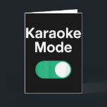 Tarjeta Arte Divertido de Karaoke para Hombres Mujeres Can<br><div class="desc">Arte Divertido de Karaoke para Hombres Mujeres Cantante Amantes del Karaoke</div>