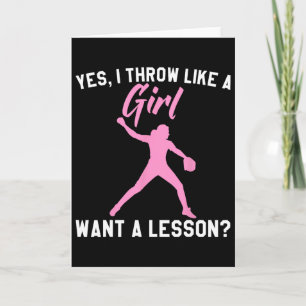 Tarjeta Arte divertido de Softll para chicas mujeres Jugad