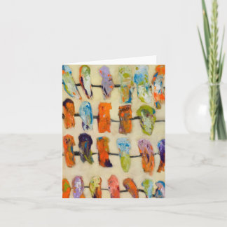 Tarjeta arte en blanco de la original del notecard 4x6