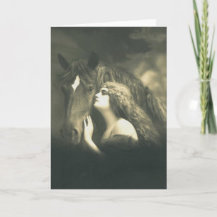 Tarjeta Arte equino europeo 2 de la foto