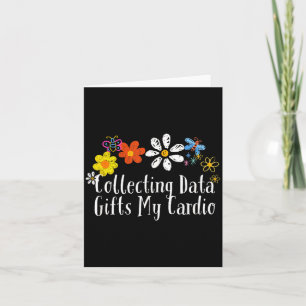 Tarjeta Arte Floral Vintage, Recopilando Datos Mi Cardio