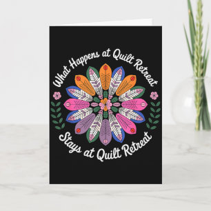 Tarjeta Arte Genial de Colchas para Hombres Mujeres Amante