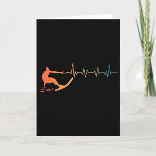 Tarjeta Arte Genial de Esquí Acuático para Hombres y Mujer