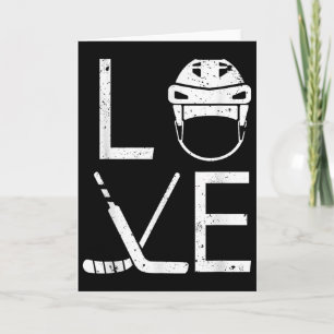 Tarjeta Arte Genial de Hockey sobre Hielo para Hombres y M