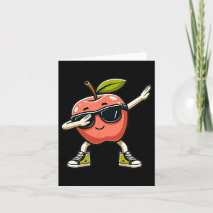 Tarjeta Arte Genial de Manzana para Hombres Mujeres Niños 