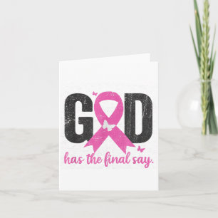 Tarjeta Arte gráfico del pecho de la última palabra de Dio