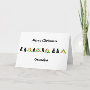 Tarjeta Arte ,Ilustraciones de gato lindo personalizadas