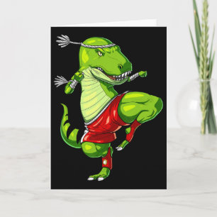 Tarjeta Arte Marcial de Karate Boxeo Tailandés Muay Thai D