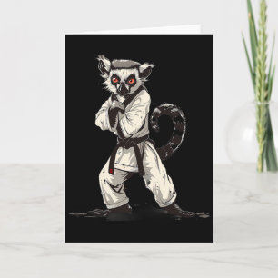 Tarjeta Arte Marcial de Kickboxing Taekwondo Naturaleza Lé
