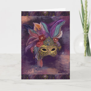 TARJETA ARTE MASQUERADE VENICE