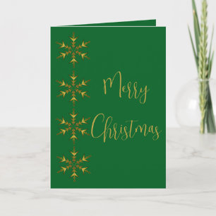 Tarjeta Arte minimalista de copo de nieve amarillo dibujad
