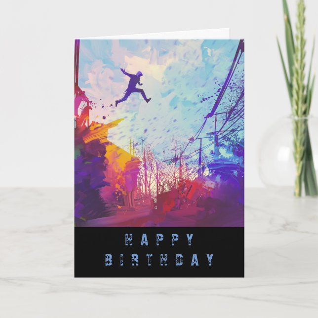 Tarjeta Arte moderno del deporte de la carrera de (Anverso)