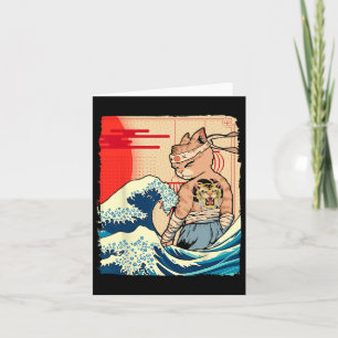 Tarjeta Arte Ninja Japonés Y Karate Japonés