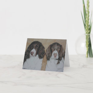 Tarjeta Arte Notecard del perro del perro de aguas de